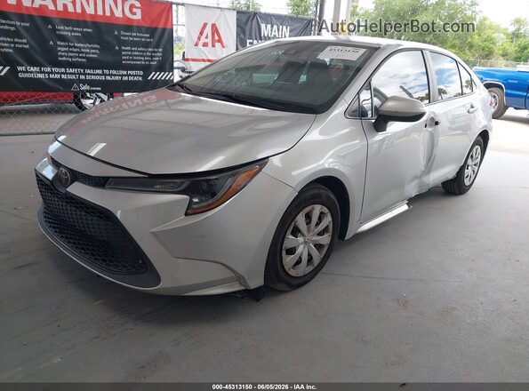 5YFDPMAE4MP172347 2021 TOYOTA COROLLA Silver Передня ліва чверть