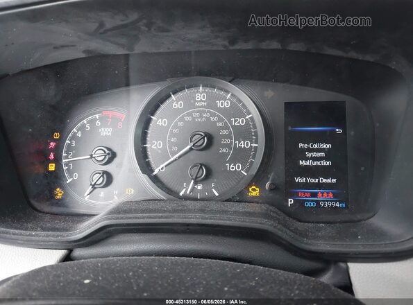 5YFDPMAE4MP172347 2021 TOYOTA COROLLA Silver Вид задніх сидінь