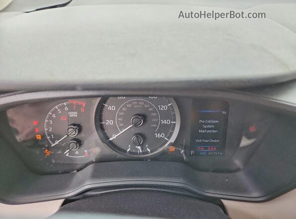 5YFDPMAE8MP190396 2021 TOYOTA COROLLA Белый Вид щитка приборов