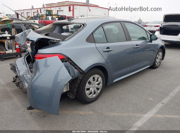 5YFDPMAE9NP325872 2022 TOYOTA COROLLA Blue Trasero derecho