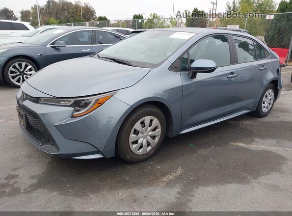 5YFDPMAE9NP325872 2022 TOYOTA COROLLA Blue Vista tres cuartos delantera izquierda