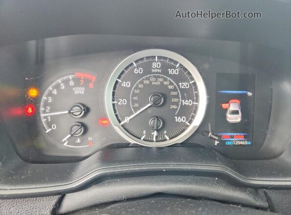 5YFEPMAE0MP164525 2021 TOYOTA COROLLA Blue Vista del cuadro de instrumentos