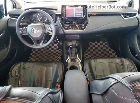 5YFEPMAE0MP168204 2021 TOYOTA COROLLA Черный Вид панели приборов