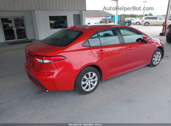 5YFEPMAE0MP215019 2021 TOYOTA COROLLA Red Հետևի աջ