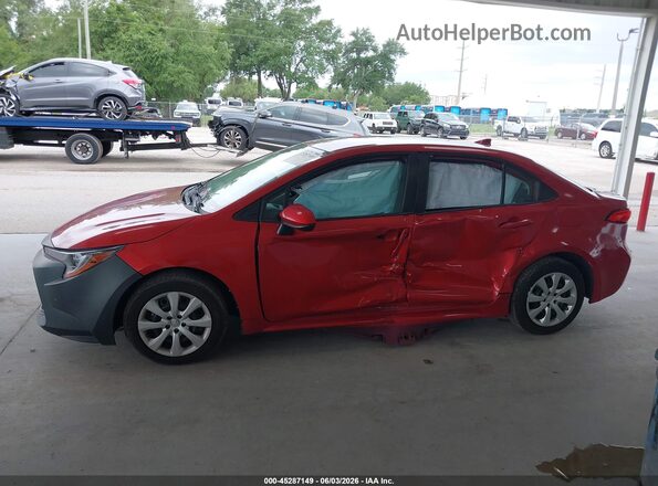 5YFEPMAE0MP215019 2021 TOYOTA COROLLA Red Սալոնի 360 աստիճան տեսք
