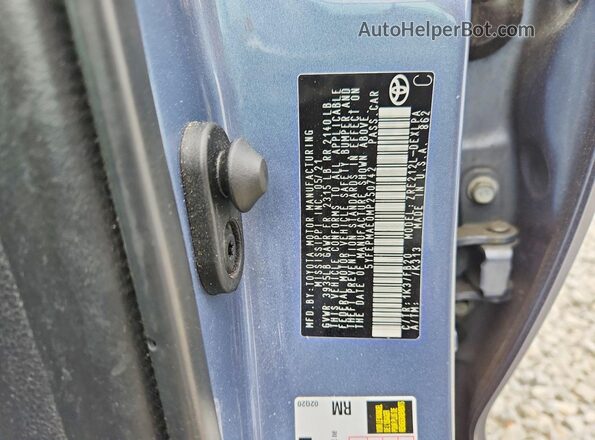 5YFEPMAE0MP250742 2021 TOYOTA COROLLA Blue Engine compartment view