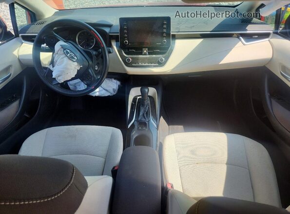 5YFEPMAE0MP252345 2021 TOYOTA COROLLA Red წინა პანელის ხედი