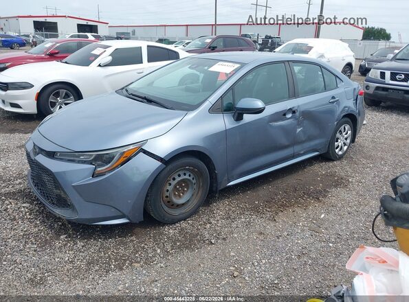 5YFEPMAE0MP264902 2021 TOYOTA COROLLA Blue Առջևի ձախ երեք քառորդ տեսարան