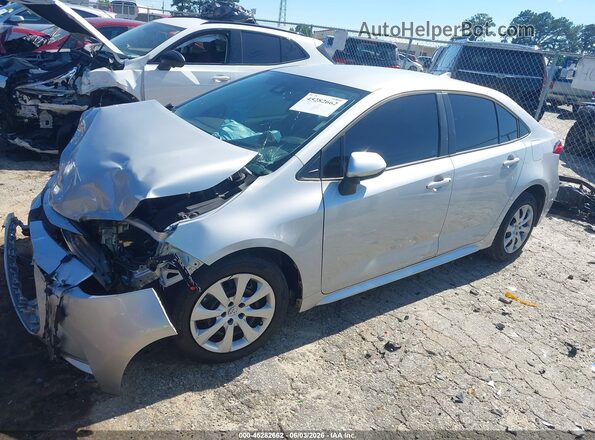 5YFEPMAE0NP368887 2022 TOYOTA COROLLA Silver წინა მარცხენა ხედი სამი მეოთხედიდან