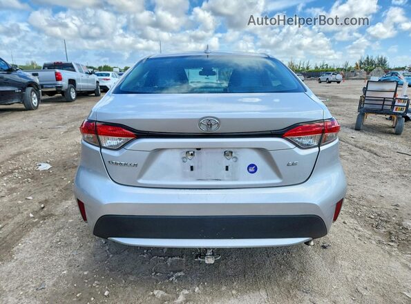 5YFEPMAE1MP156630 2021 TOYOTA COROLLA Silver Вид ззаду