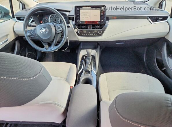 5YFEPMAE1MP156630 2021 TOYOTA COROLLA Silver Вид панелі приладів