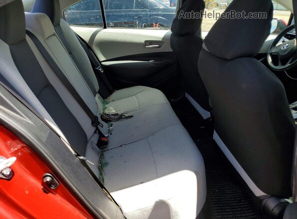 5YFEPMAE1MP164243 2021 TOYOTA COROLLA Red Rear seats view