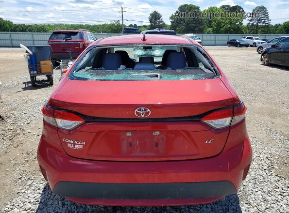 5YFEPMAE1MP164243 2021 TOYOTA COROLLA Red Rear view
