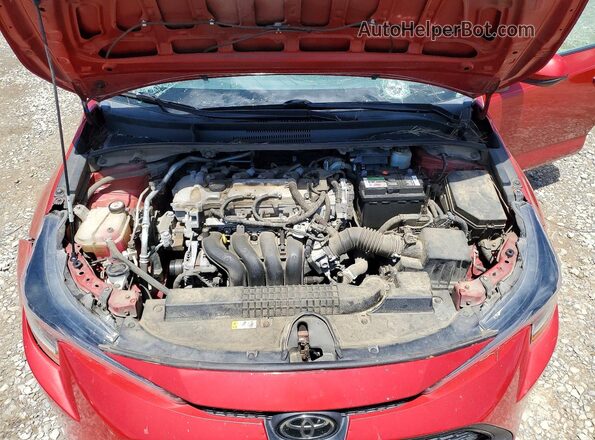5YFEPMAE1MP164243 2021 TOYOTA COROLLA Red Rear interior view