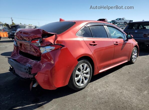 5YFEPMAE1MP165974 2021 TOYOTA COROLLA Red უკანა მარჯვენა