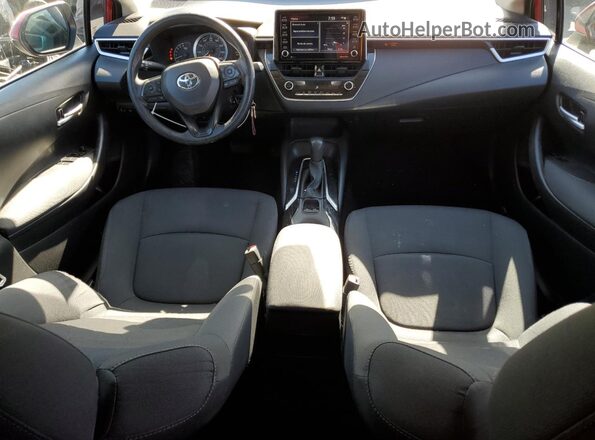 5YFEPMAE1MP165974 2021 TOYOTA COROLLA Red წინა პანელის ხედი