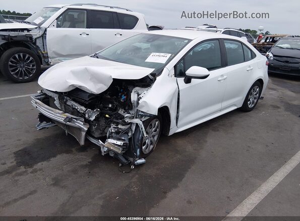 5YFEPMAE1MP183388 2021 TOYOTA COROLLA White წინა მარცხენა ხედი სამი მეოთხედიდან
