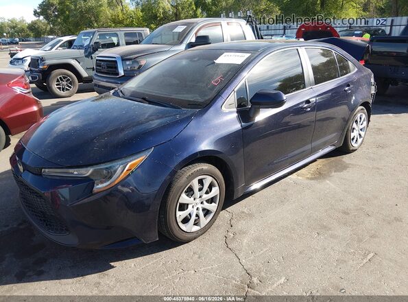 5YFEPMAE1MP186128 2021 TOYOTA COROLLA Blue Передня ліва чверть