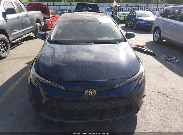 5YFEPMAE1MP186128 2021 TOYOTA COROLLA Blue Вид задньої частини салону