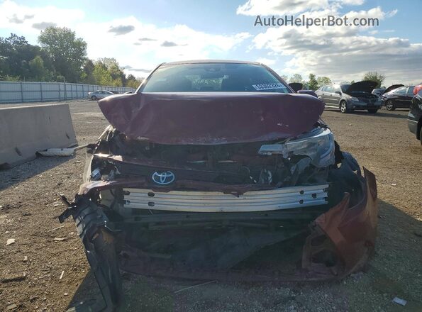 5YFEPMAE1NP279183 2022 TOYOTA COROLLA Red Vista frontal