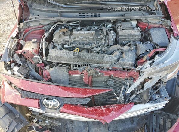 5YFEPMAE1NP279183 2022 TOYOTA COROLLA Red Vista interior trasera