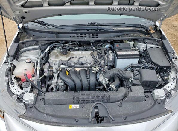 5YFEPMAE1NP295464 2022 TOYOTA COROLLA Серебряный Вид задней части салона