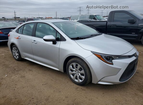 5YFEPMAE1NP295464 2022 TOYOTA COROLLA Серебряный Передняя правая четверть