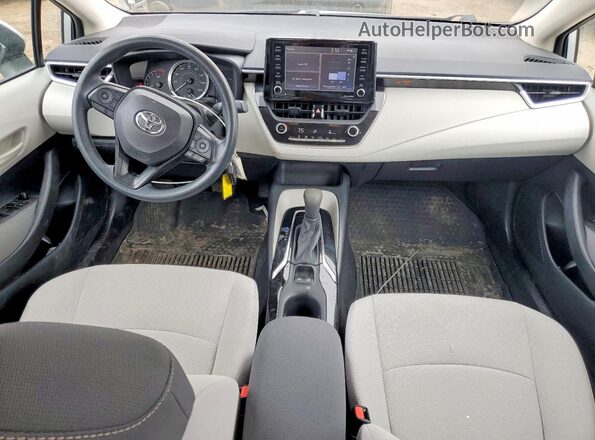 5YFEPMAE1NP295464 2022 TOYOTA COROLLA Серебряный Вид панели приборов