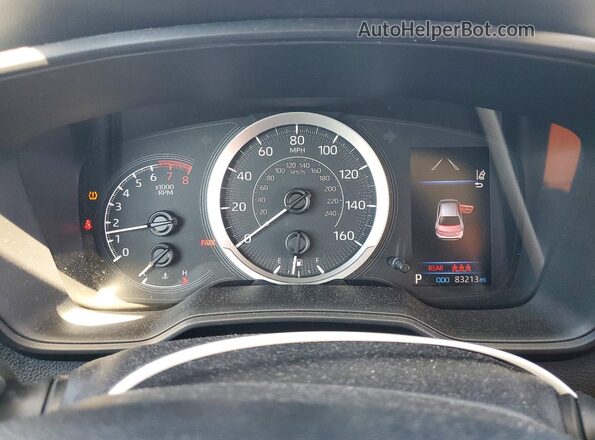 5YFEPMAE1NP336191 2022 TOYOTA COROLLA Black Սարքավորումների վահանակի տեսք