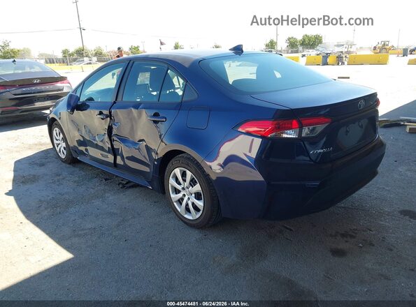 5YFEPMAE2MP205432 2021 TOYOTA COROLLA Dark Blue Rear left