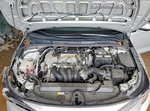5YFEPMAE2MP233585 2021 TOYOTA COROLLA Серебряный Вид задней части салона