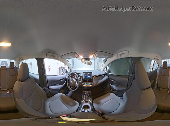 5YFEPMAE2MP233585 2021 TOYOTA COROLLA Серебряный Панорамный вид салона 360°
