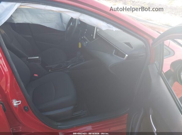 5YFEPMAE2MP257837 2021 TOYOTA COROLLA Red Widok wnętrza z przodu