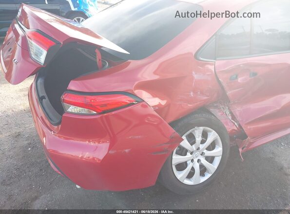 5YFEPMAE2MP257837 2021 TOYOTA COROLLA Red Widok z przodu
