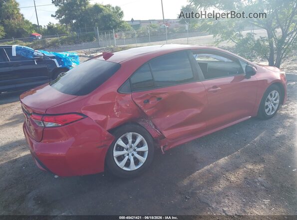 5YFEPMAE2MP257837 2021 TOYOTA COROLLA Red Tył prawy
