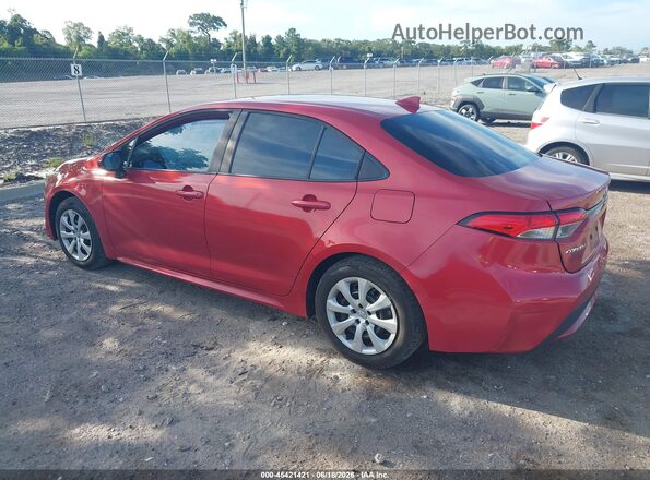 5YFEPMAE2MP257837 2021 TOYOTA COROLLA Red Tył lewy