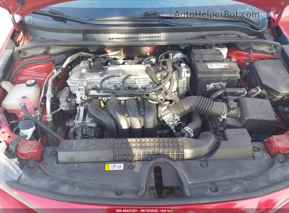 5YFEPMAE2MP257837 2021 TOYOTA COROLLA Red Widok z tyłu