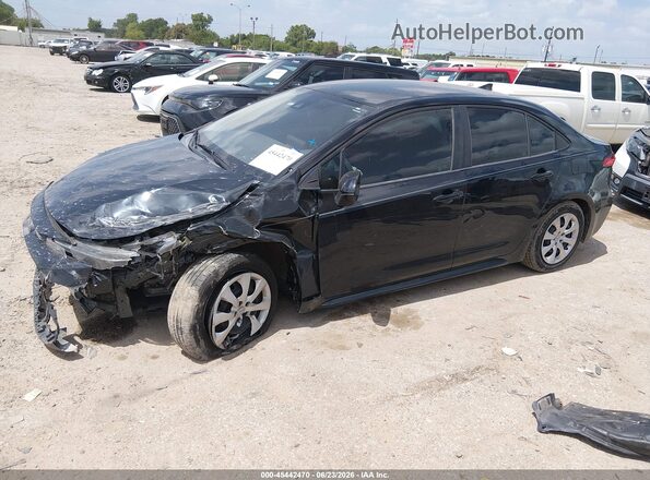 5YFEPMAE2NP280858 2022 TOYOTA COROLLA Black Vista tres cuartos delantera izquierda