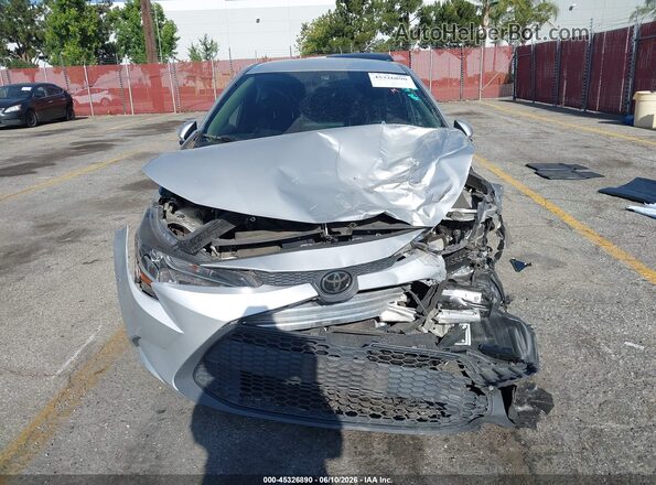 5YFEPMAE2NP325460 2022 TOYOTA COROLLA Silver Вид щитка приладів