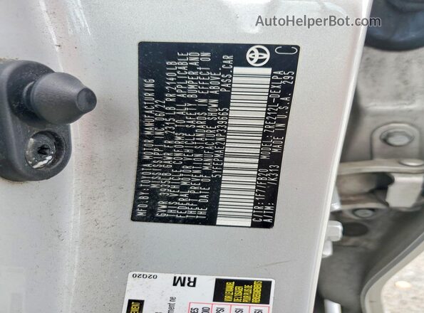 5YFEPMAE2NP339665 2022 TOYOTA COROLLA Silver 