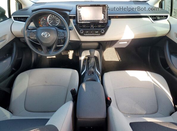 5YFEPMAE2NP363612 2022 TOYOTA COROLLA Gray Dashboard view