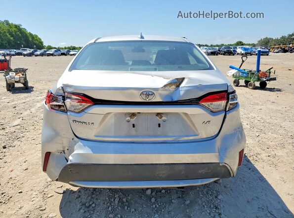 5YFEPMAE3MP180346 2021 TOYOTA COROLLA Silver Հետևի տեսք