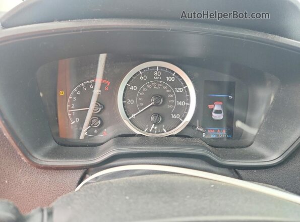 5YFEPMAE3MP189158 2021 TOYOTA COROLLA Blue Սարքավորումների վահանակի տեսք