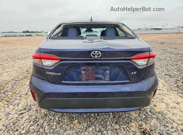 5YFEPMAE3MP189158 2021 TOYOTA COROLLA Blue Հետևի տեսք