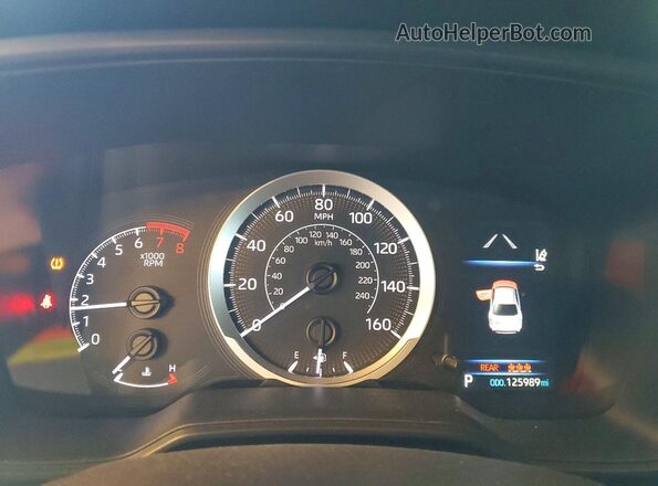 5YFEPMAE3MP228976 2021 TOYOTA COROLLA White Instrument cluster view