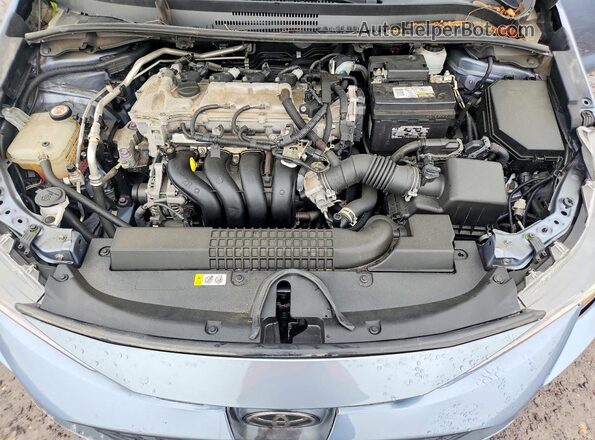 5YFEPMAE3MP253795 2021 TOYOTA COROLLA Blue უკანა სალონის ხედი