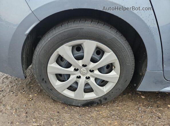 5YFEPMAE3MP253795 2021 TOYOTA COROLLA Blue VIN კოდის სტიკერის ხედი