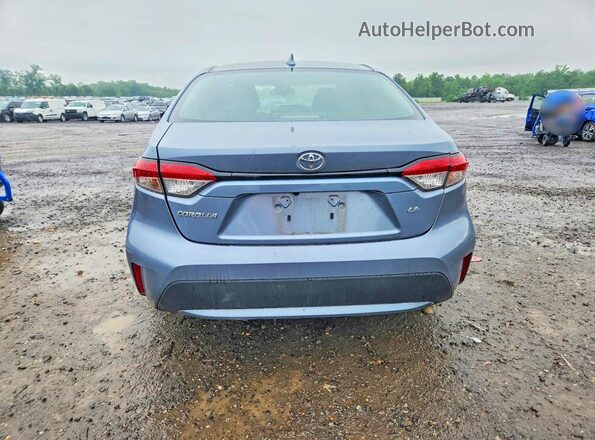 5YFEPMAE3MP253795 2021 TOYOTA COROLLA Blue უკანა ხედი