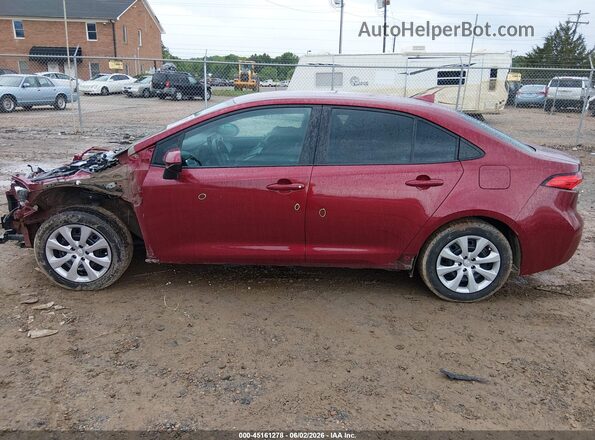 5YFEPMAE3NP289729 2022 TOYOTA COROLLA Red 
