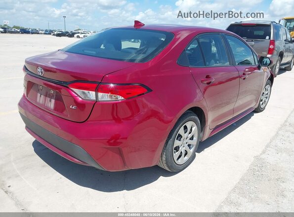 5YFEPMAE3NP363344 2022 TOYOTA COROLLA Red Rear right
